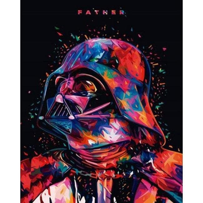 Kit pintura numerada  - Darth Vader