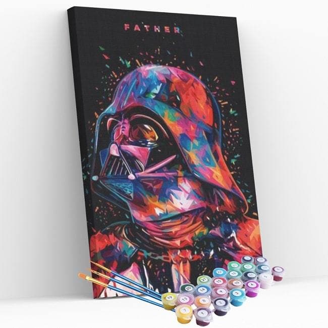 Kit pintura numerada  - Darth Vader