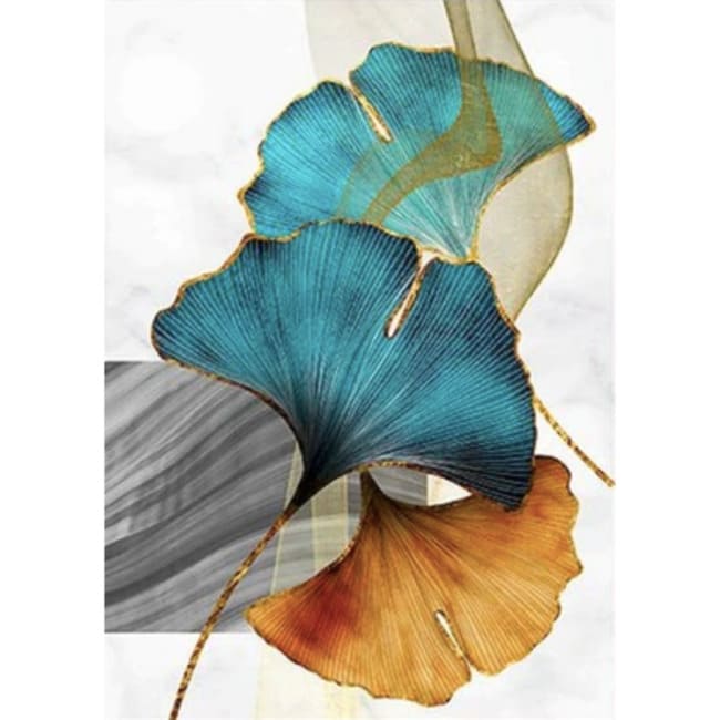 Kit pintura numerada - Flores abstratas 2