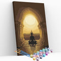 Kit pintura numerada - Meditação Horizonte