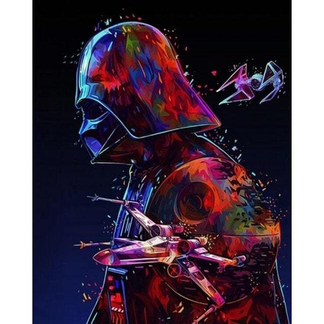 Kit pintura numerada  - Darth Vader 2
