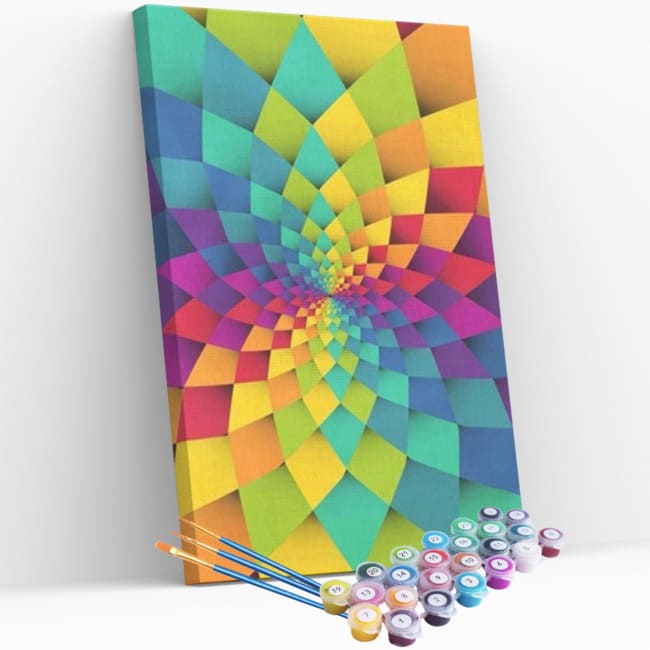 Kit pintura numerada - Cores