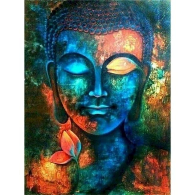 Kit pintura numerada  - Buda azul