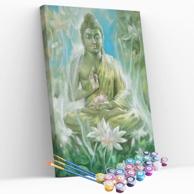 Kit pintura numerada  - Buda meditando
