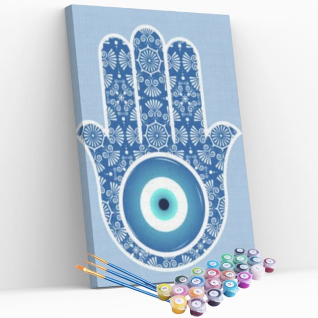 Kit pintura numerada - Hamsa