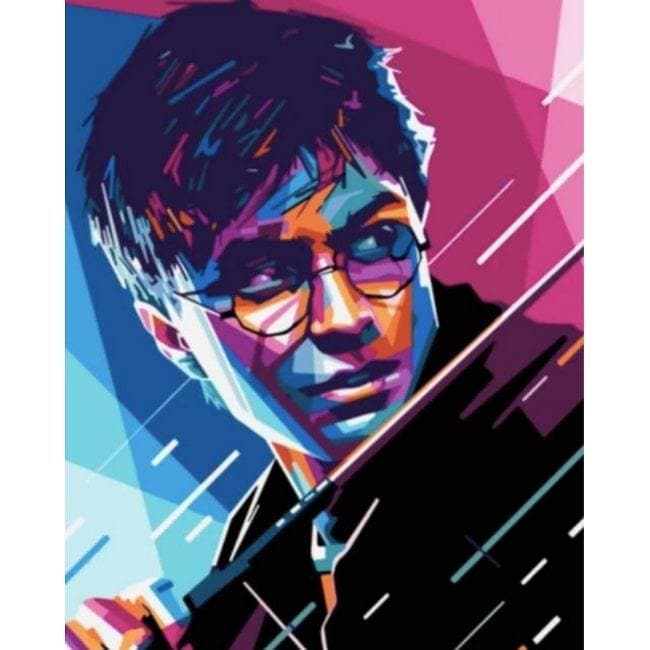 Kit pintura numerada terapêutica - Harry Potter