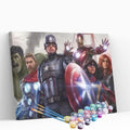 Kit pintura numerada - Vingadores/Avengers Marvel 2