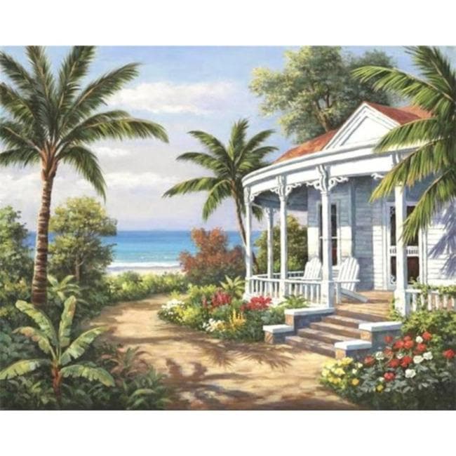 Kit pintura numerada - Casa Beira-mar