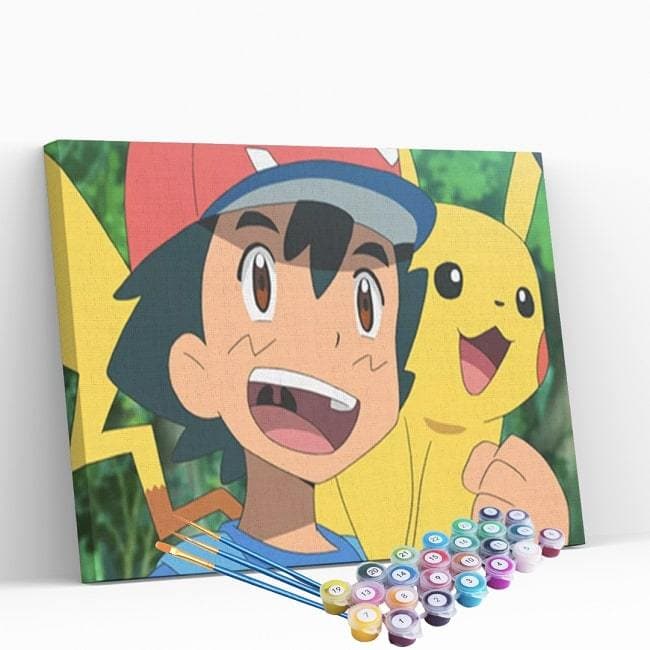Kit pintura numerada  - Pokemon