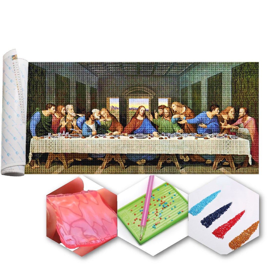 Kit Arte com Diamante - A Última Ceia