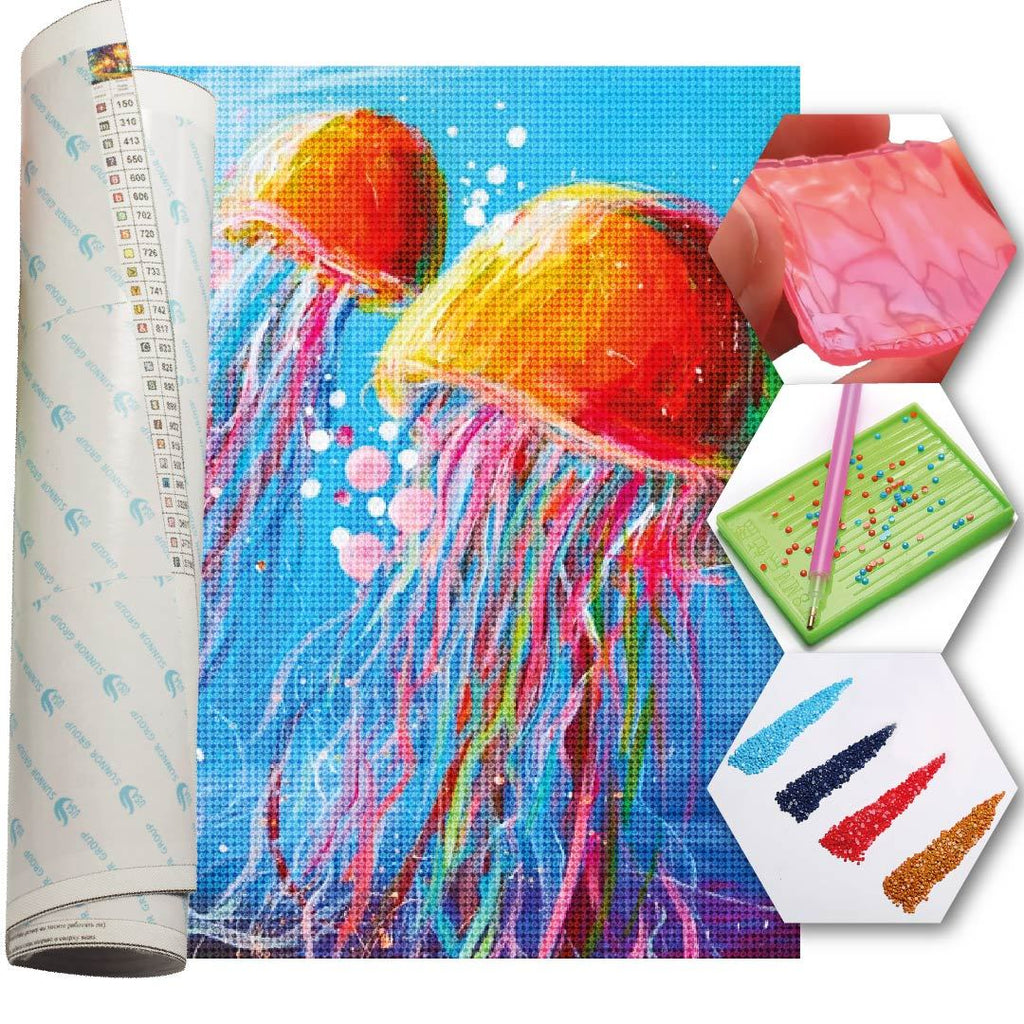 Kit Arte com Diamante - Agua Viva