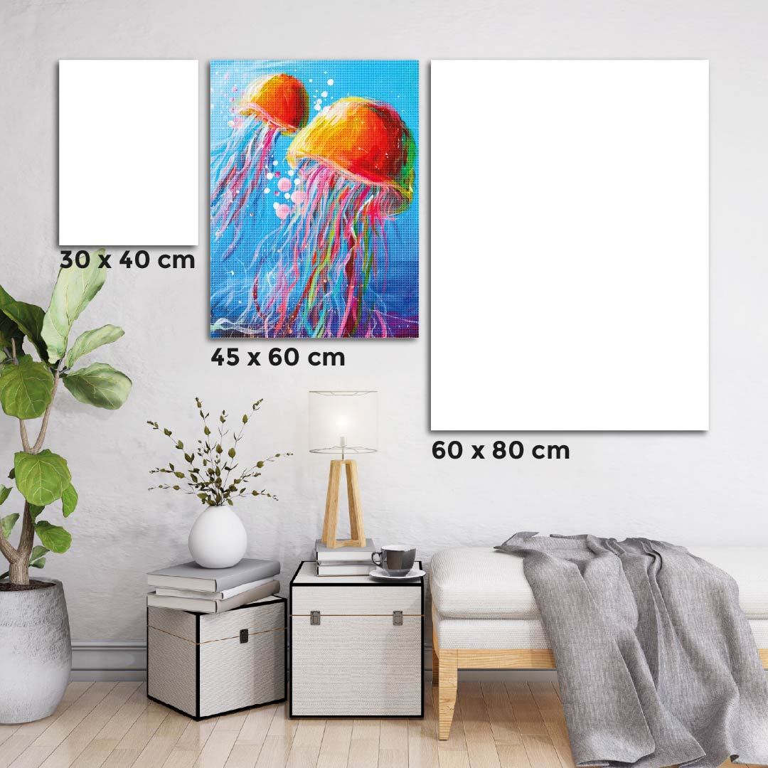 Kit Arte com Diamante - Agua Viva