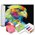 Kit Arte com Diamante - Águia Psicodélica