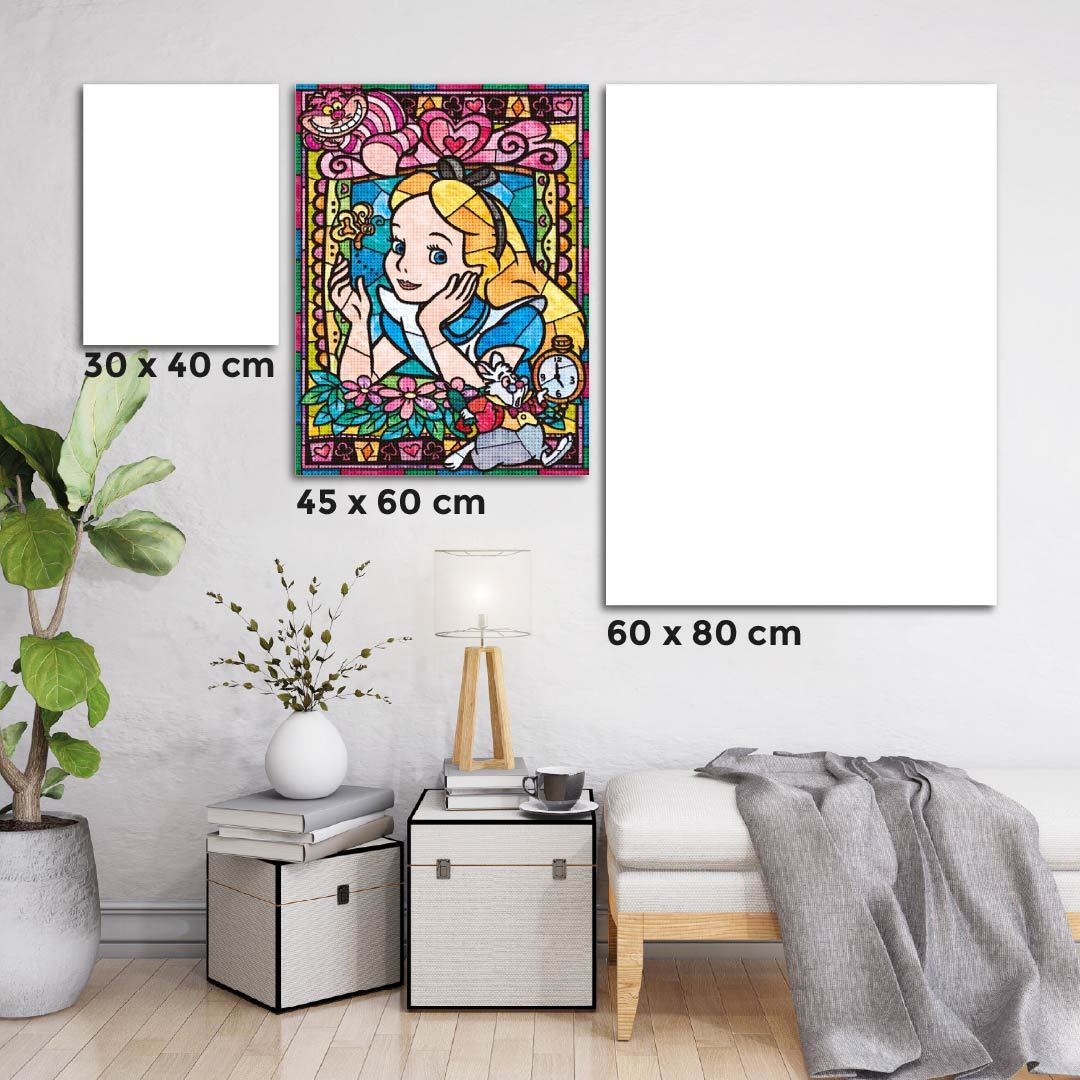 Kit Arte com Diamante - Alice Mosaico