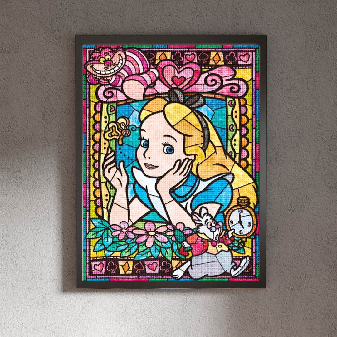 Kit Arte com Diamante - Alice Mosaico