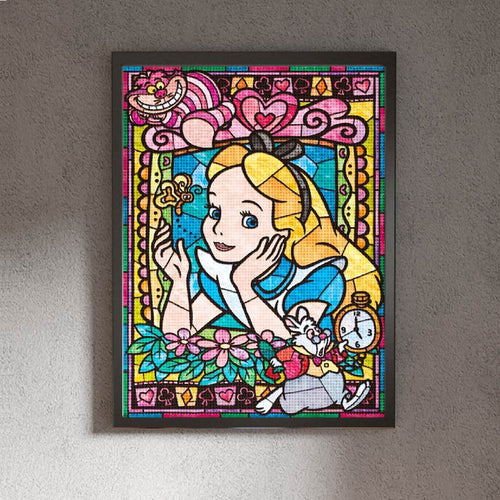 Kit Arte com Diamante - Alice Mosaico
