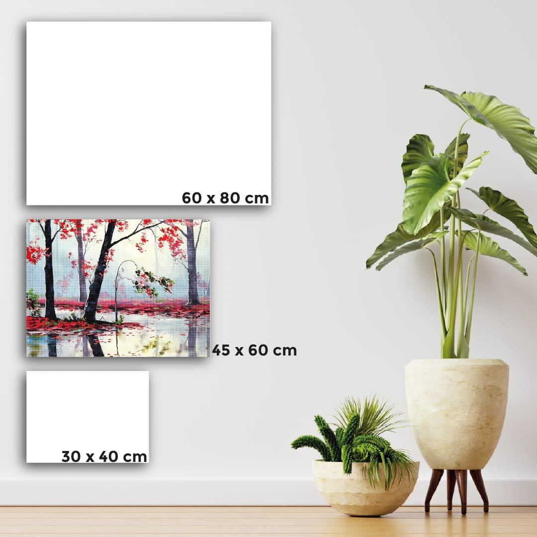 Kit Arte com Diamante - Alvorecer da Cerejeira