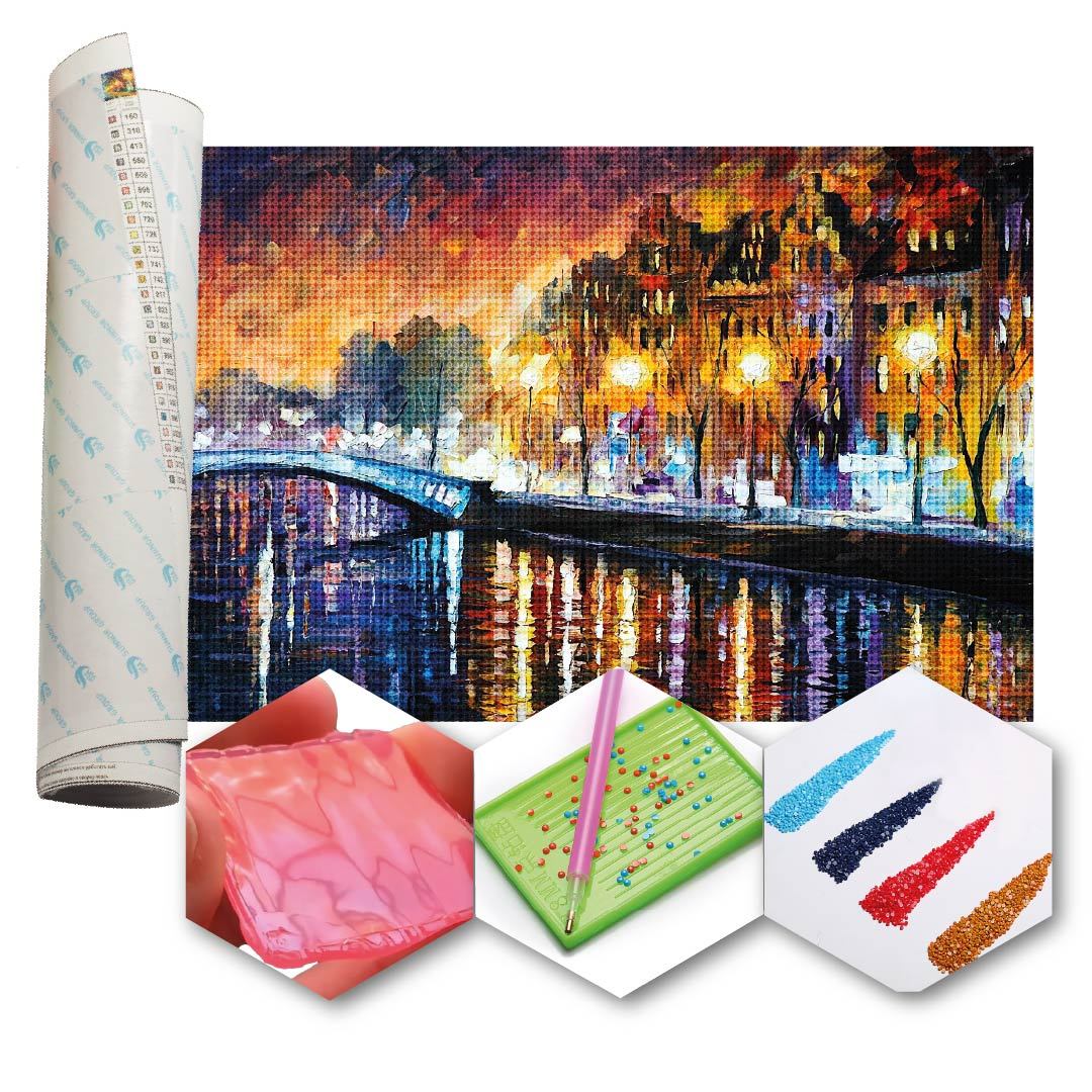 Kit Arte com Diamante - Amsterdam