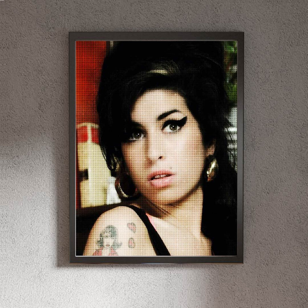 Kit Arte com Diamante - Amy Winehouse