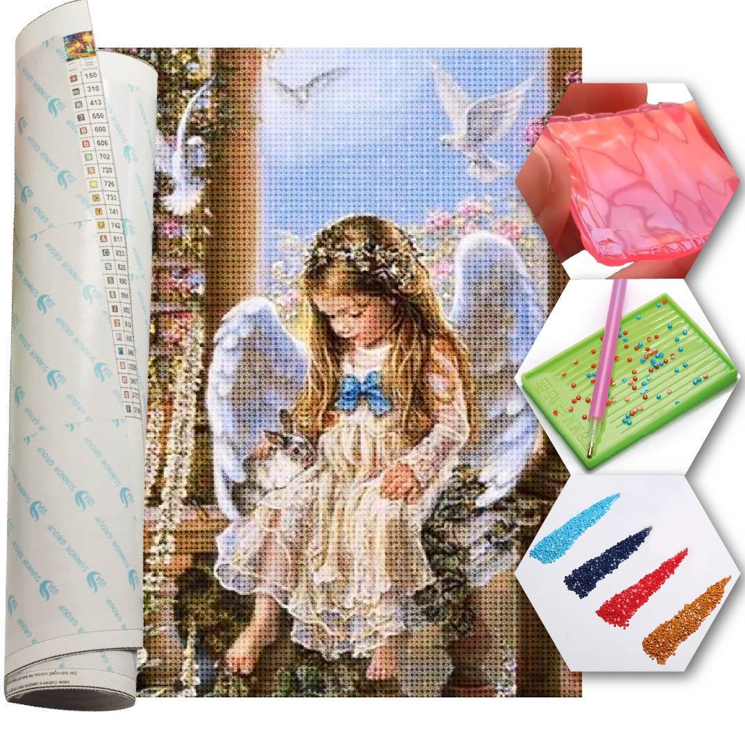 Kit Arte com Diamante - Angel