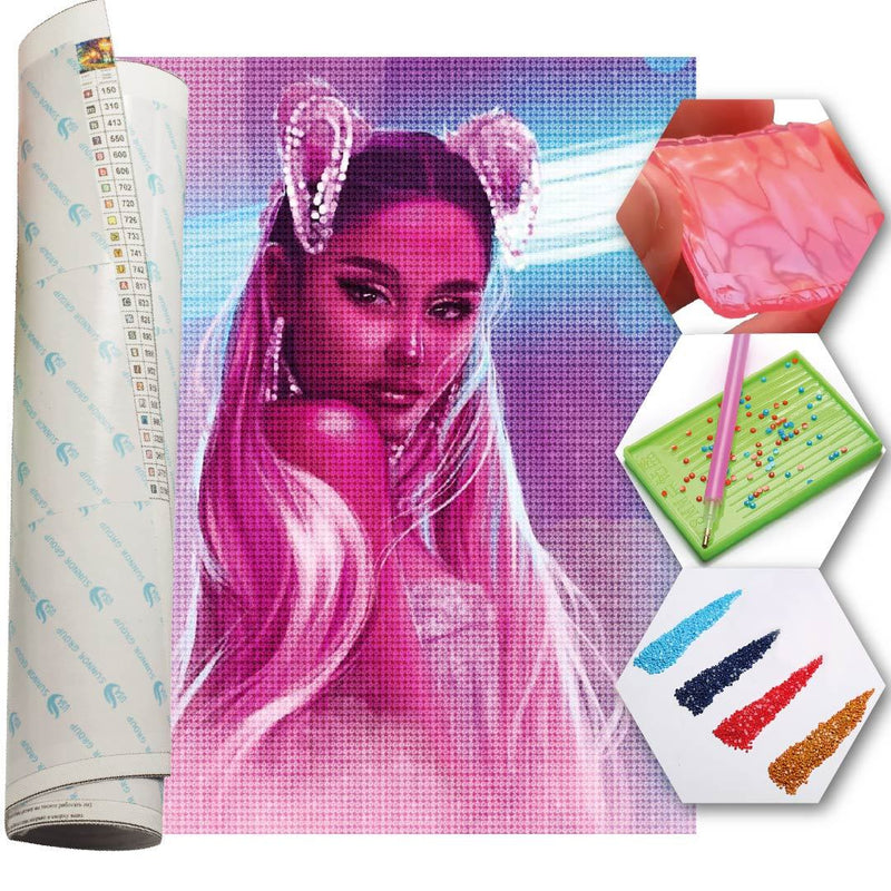 Kit Arte com Diamante - Ariana Grande HighLight