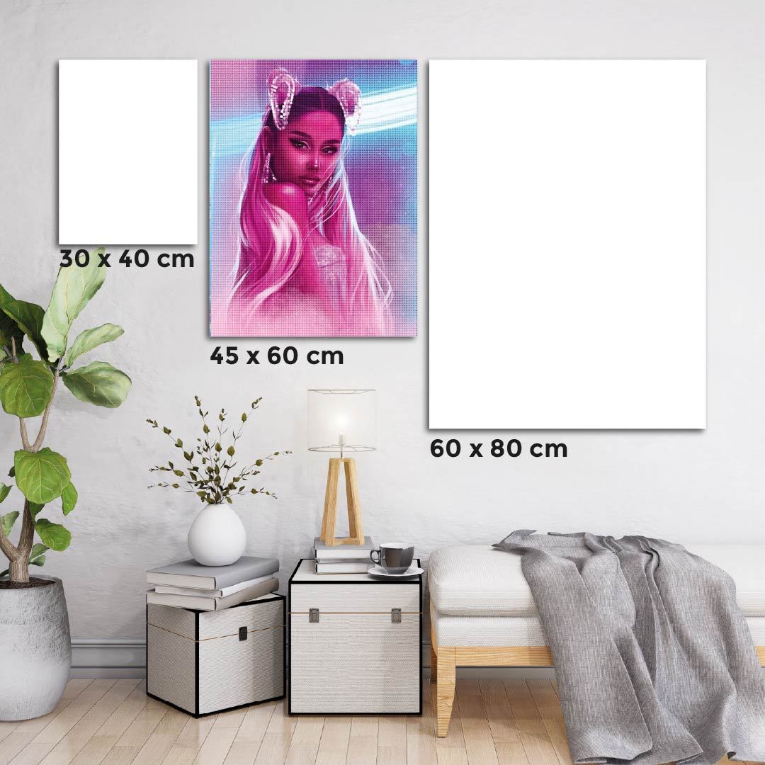 Kit Arte com Diamante - Ariana Grande HighLight