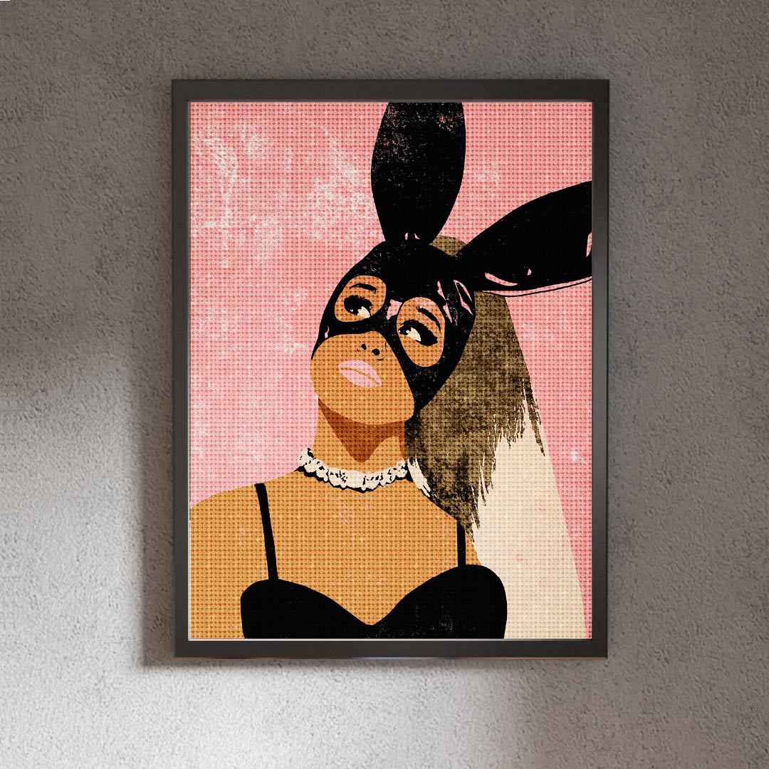 Kit Arte com Diamante - Ariana Grande Rabbit