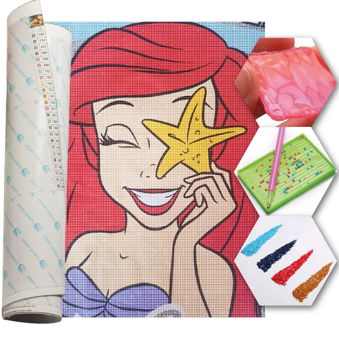 Kit Arte com Diamante - Ariel