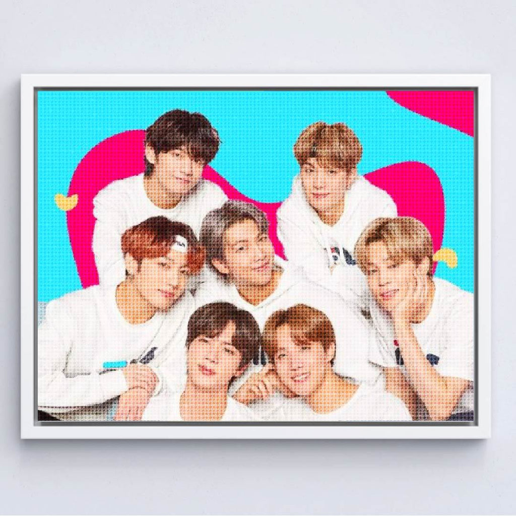 Kit Arte com Diamante - BTS Group