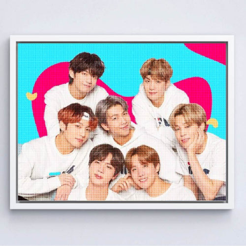 Kit Arte com Diamante - BTS Group