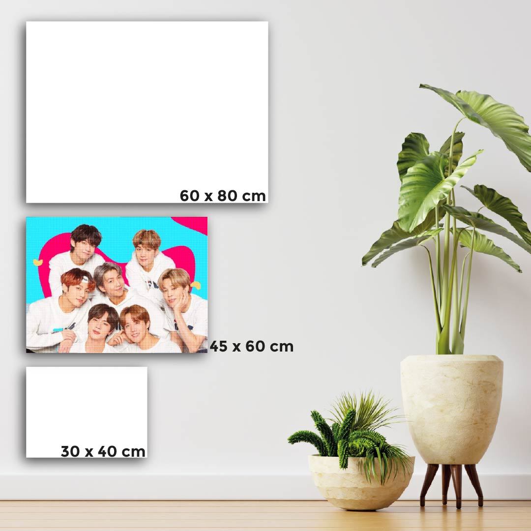 Kit Arte com Diamante - BTS Group