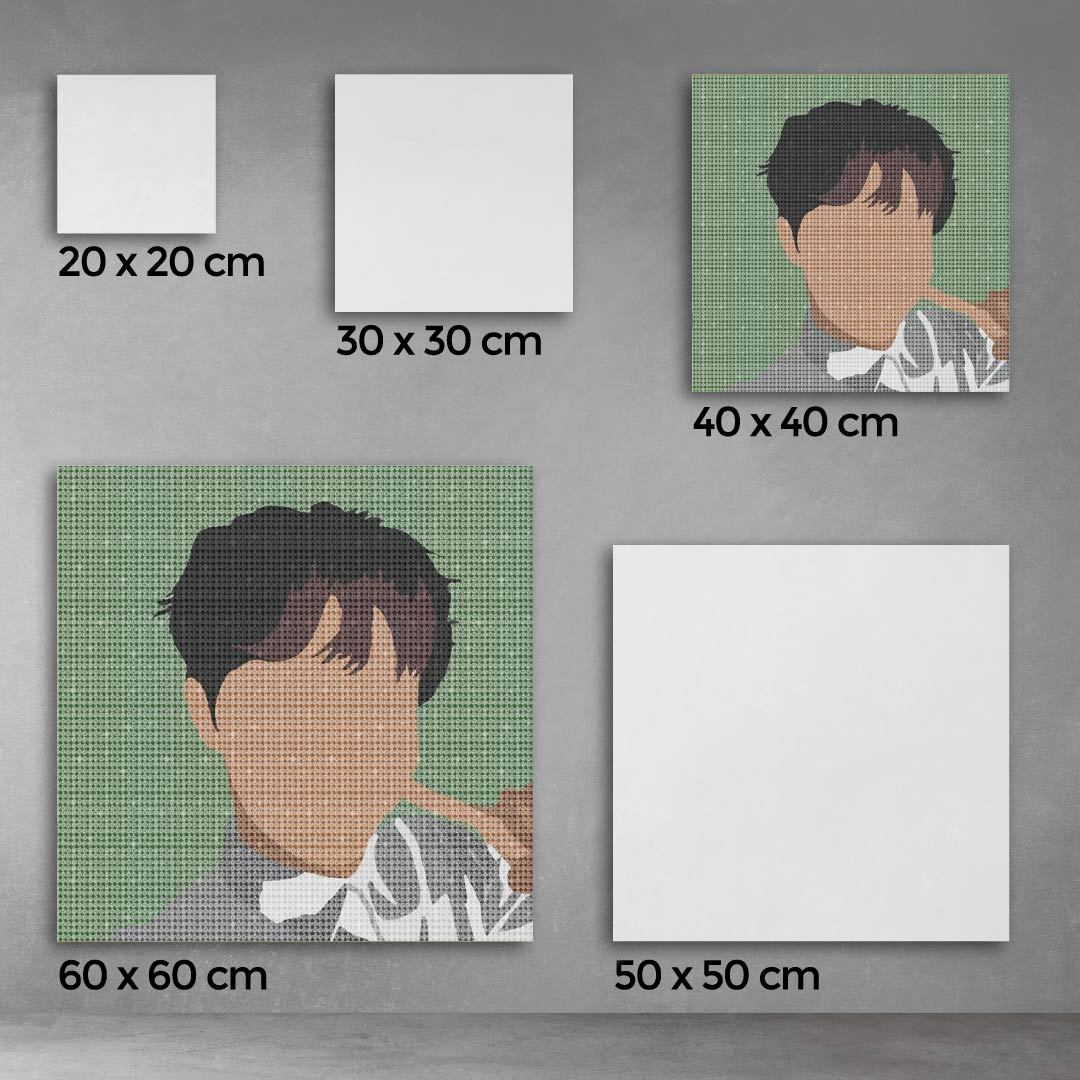 Kit Arte com Diamante -  BTS Jung Ho-seok - J-Hope