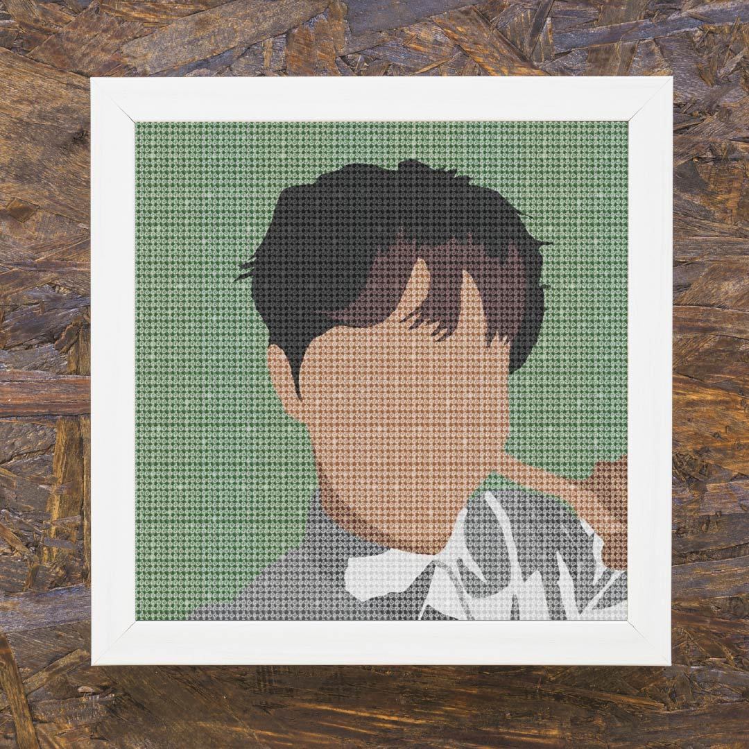 Kit Arte com Diamante -  BTS Jung Ho-seok - J-Hope