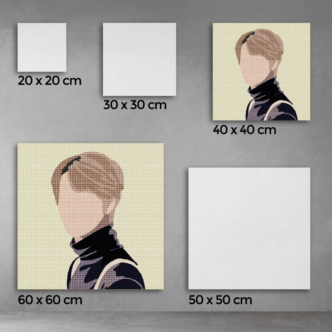 Kit Arte com Diamante - BTS Kim Seok-jin - Jin
