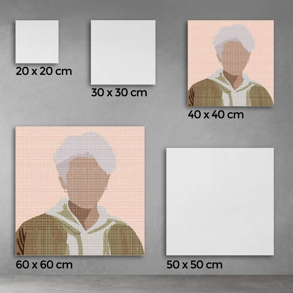 Kit Arte com Diamante -  BTS Kim Nam-joon - RM