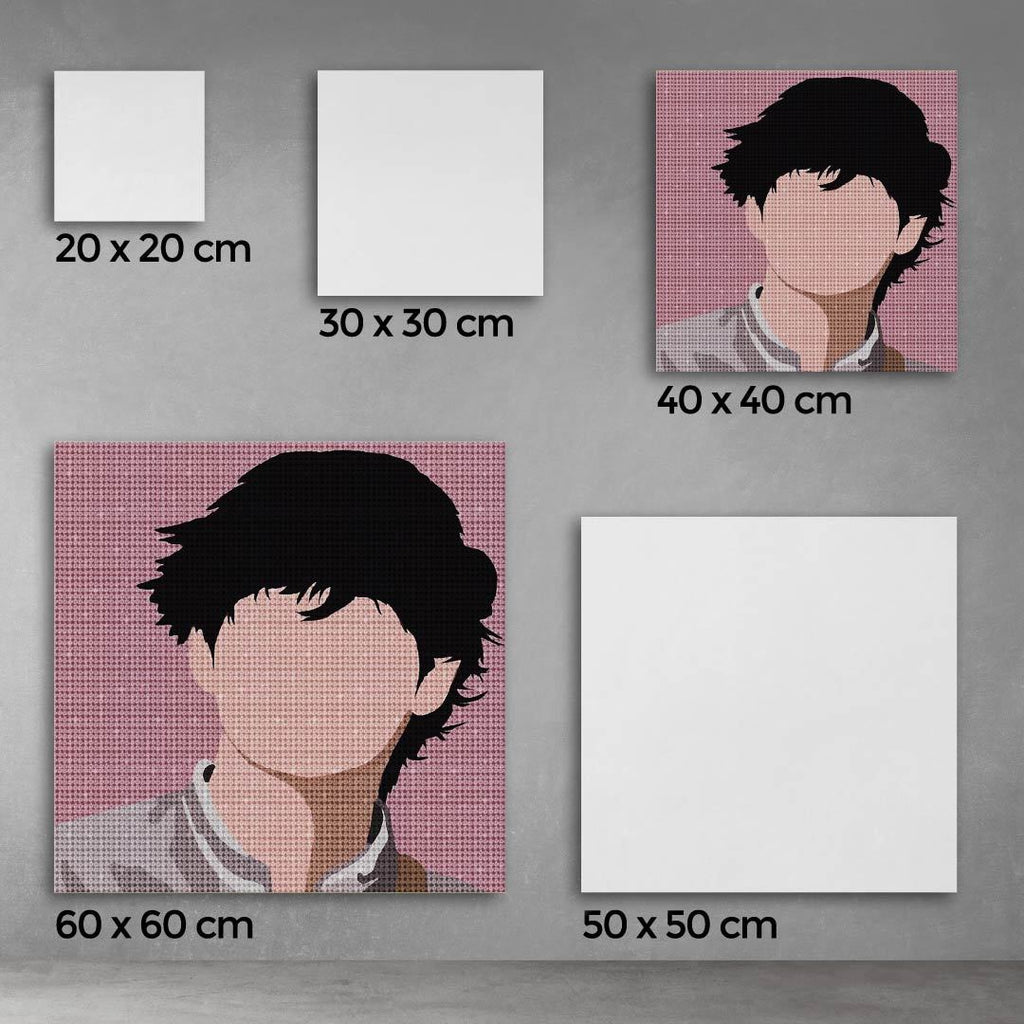 Kit Arte com Diamante -  BTS Kim Tae-hyung - V