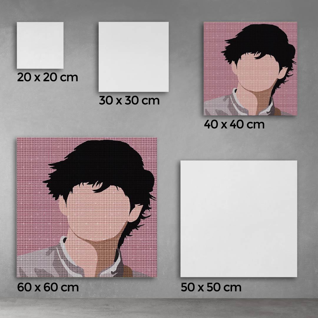 Kit Arte com Diamante -  BTS Kim Tae-hyung - V