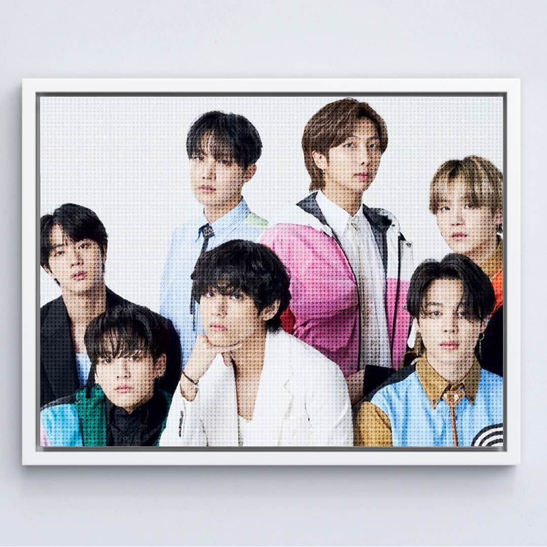 Kit Arte com Diamante - BTS
