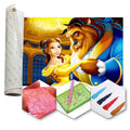 Kit Arte com Diamante - Bela e a Fera