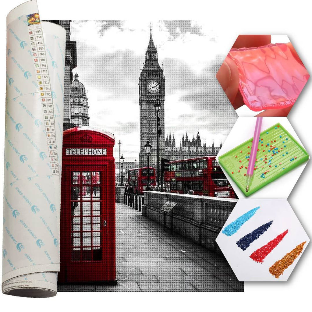 Kit Arte com Diamante - Big Ben
