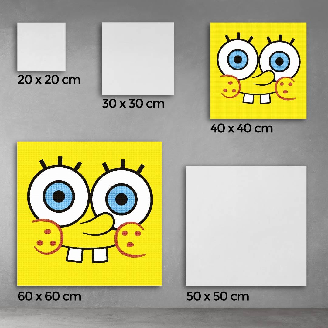 Kit Arte com Diamante - Bob Esponja