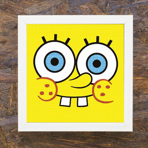 Kit Arte com Diamante - Bob Esponja