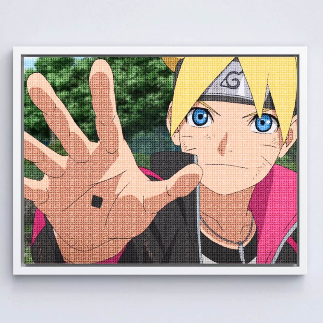 Kit Arte com Diamante - Boruto