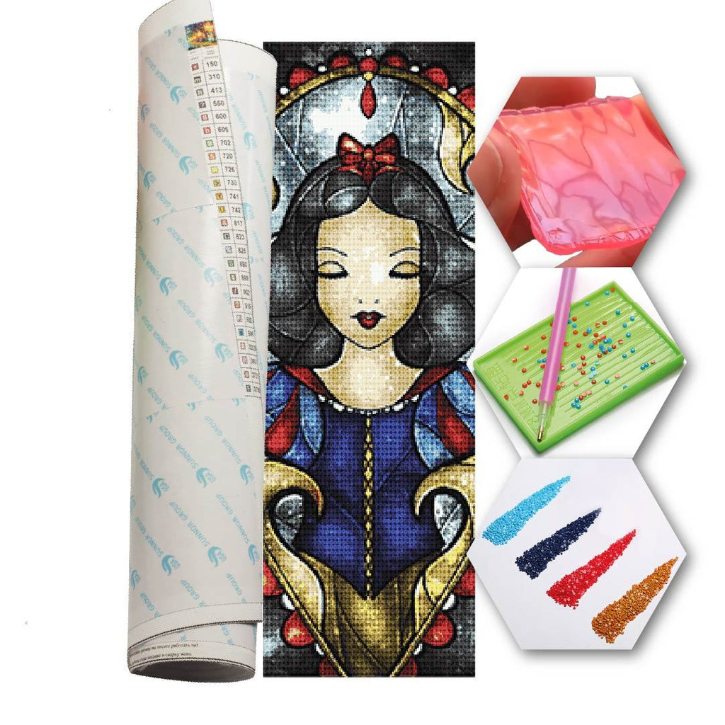 Kit Arte com Diamante - Branca de Neve Mosaico