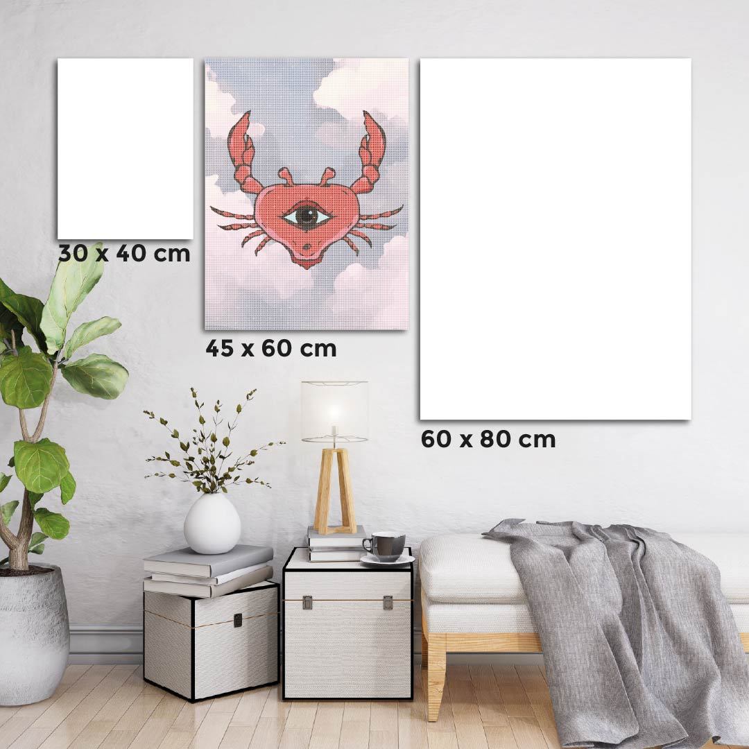 Kit Arte com Diamante - Câncer