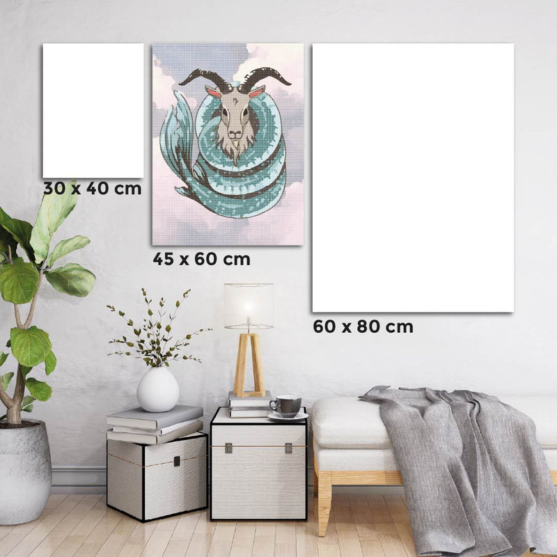 Kit Arte com Diamante - Capricórnio