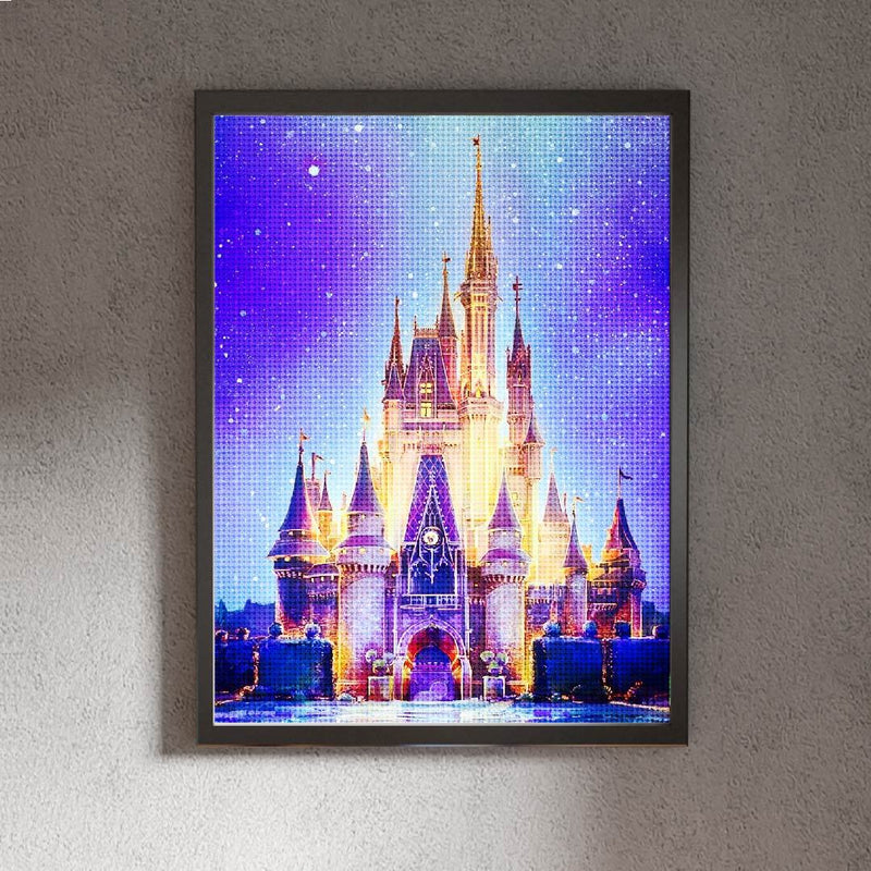 Kit Arte com Diamante - Castelo da Disney