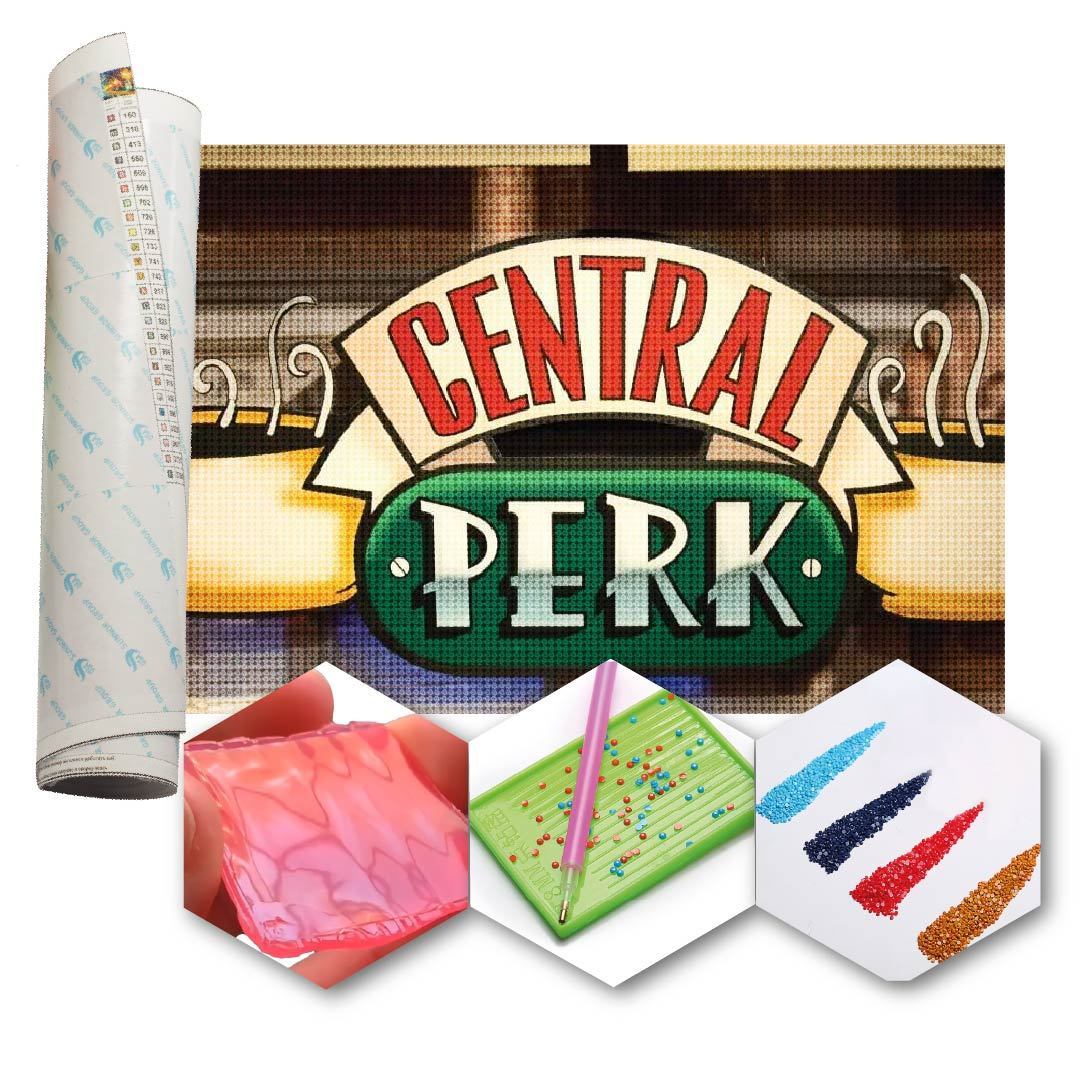 Kit Arte com Diamante - Central Perk