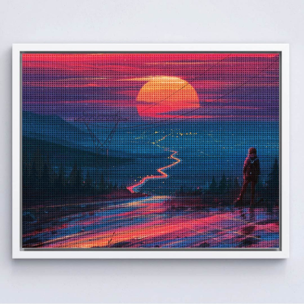 Kit Arte com Diamante - Crepúsculo no Vale
