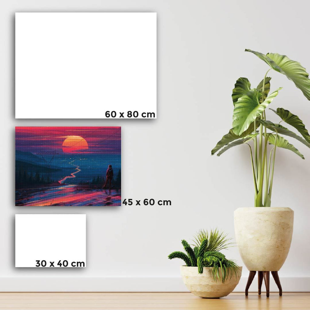 Kit Arte com Diamante - Crepúsculo no Vale